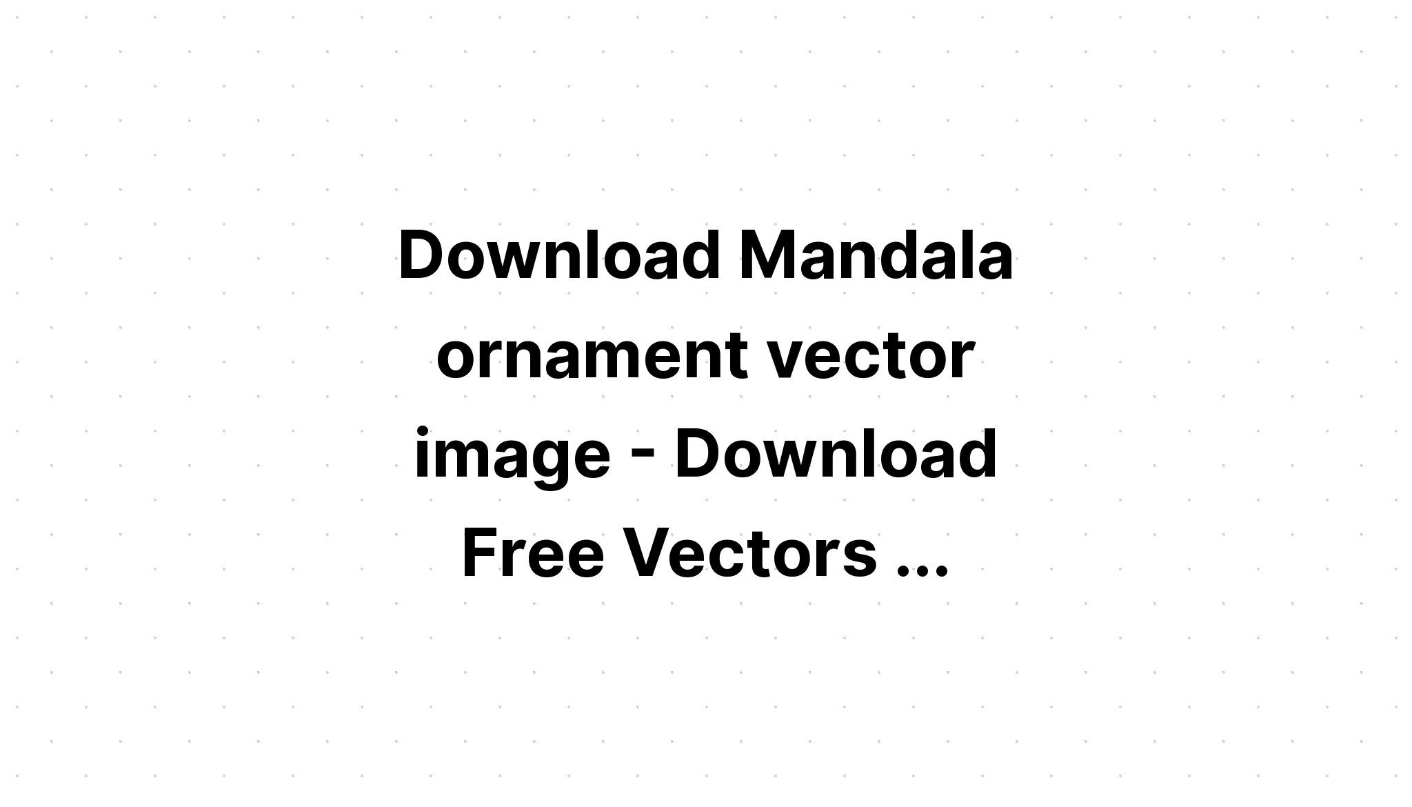 Download Mandala Frame Ornament Svg SVG File